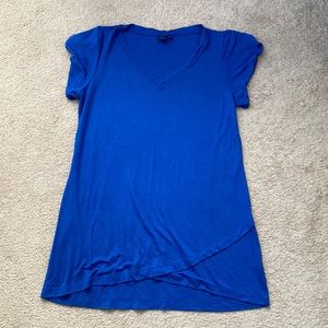 V neck tshirt dress